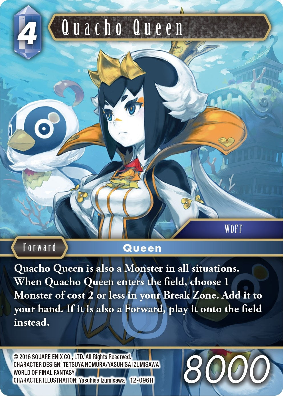 Quacho Queen (12) [OP12] - Final Fantasy TCG Single