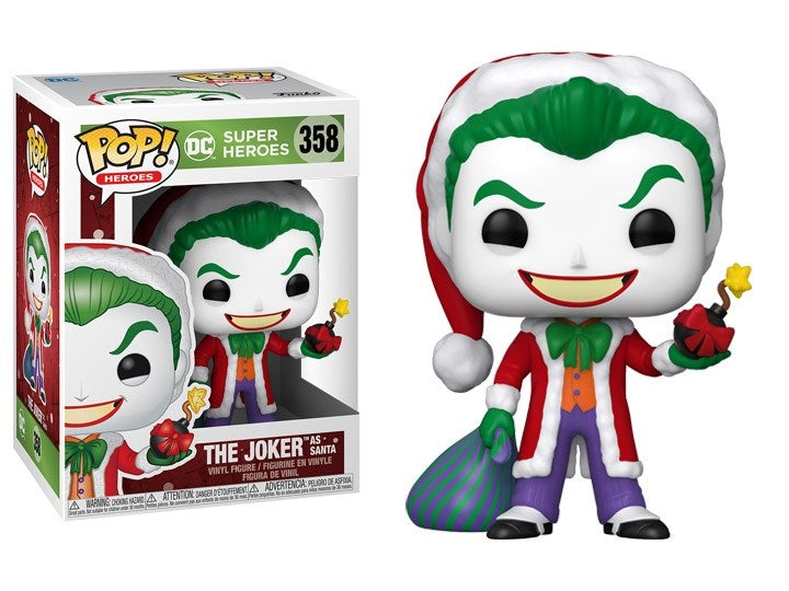 DC Super Heroes: The Joker as Santa (358) [POP!] - Funko Sealed