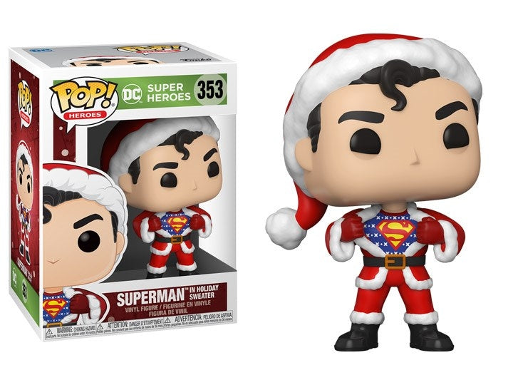 Superman in Holiday Sweater (353) [POP!] - Funko Sealed