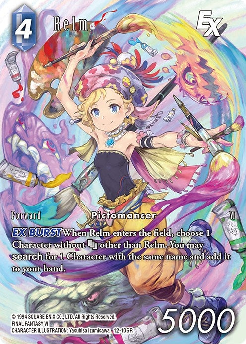 Relm EX (Full Art) (12) [OP12] - Final Fantasy TCG Single
