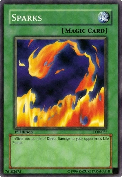 Sparks (55) (LOB) - YuGiOh Single
