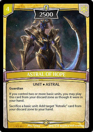 Astral of Hope (2) [EOH] - Argent Saga TCG Single
