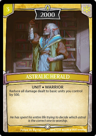 Astralic Herald (4) [EOH] - Argent Saga TCG Single