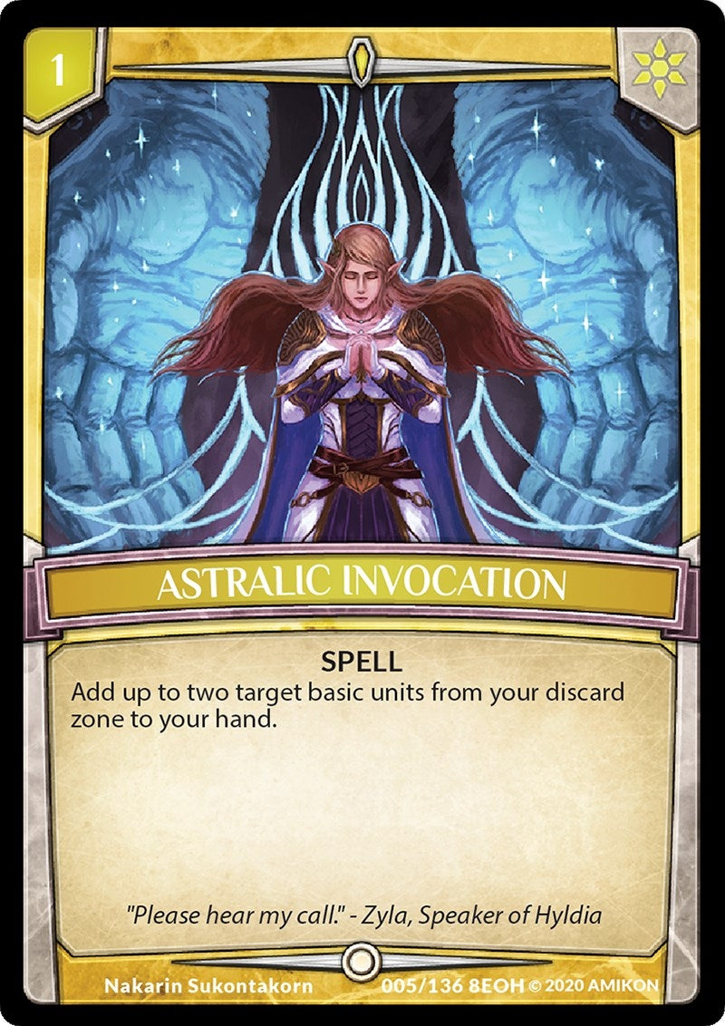 Astralic Invocation (5) [EOH] - Argent Saga TCG Single