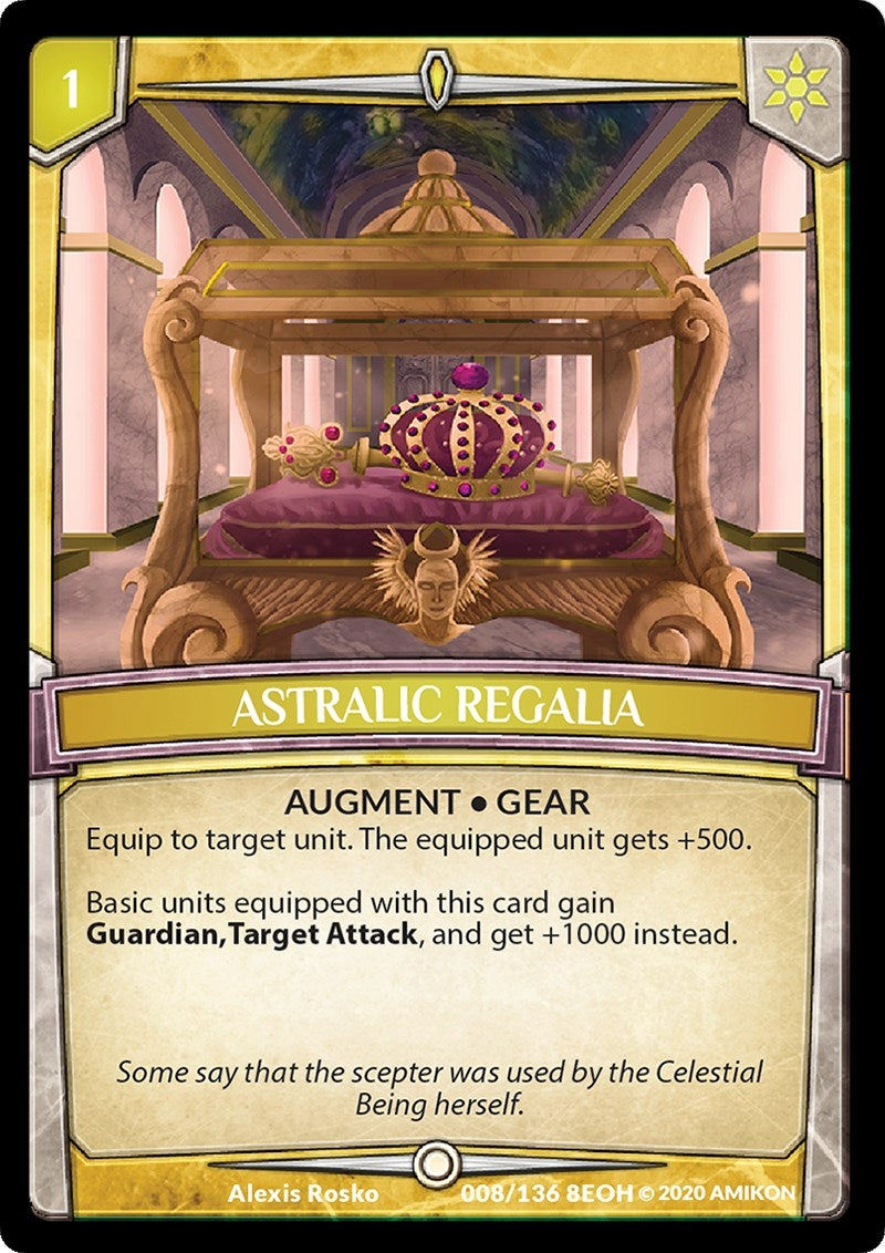 Astralic Regalia (8) [EOH] - Argent Saga TCG Single