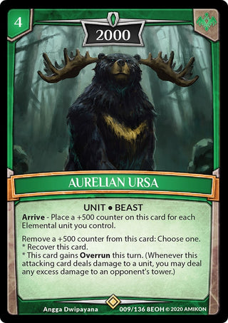 Aurelian Ursa (9) [EOH] - Argent Saga TCG Single