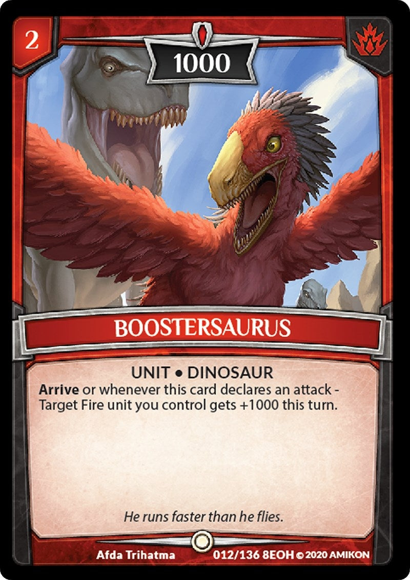 Boostersaurus (12) [EOH] - Argent Saga TCG Single