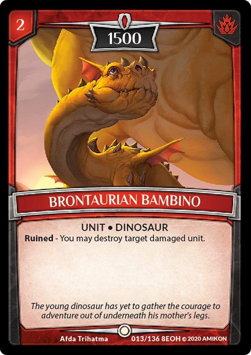 Brontaurian Bambino (13) [EOH] - Argent Saga TCG Single