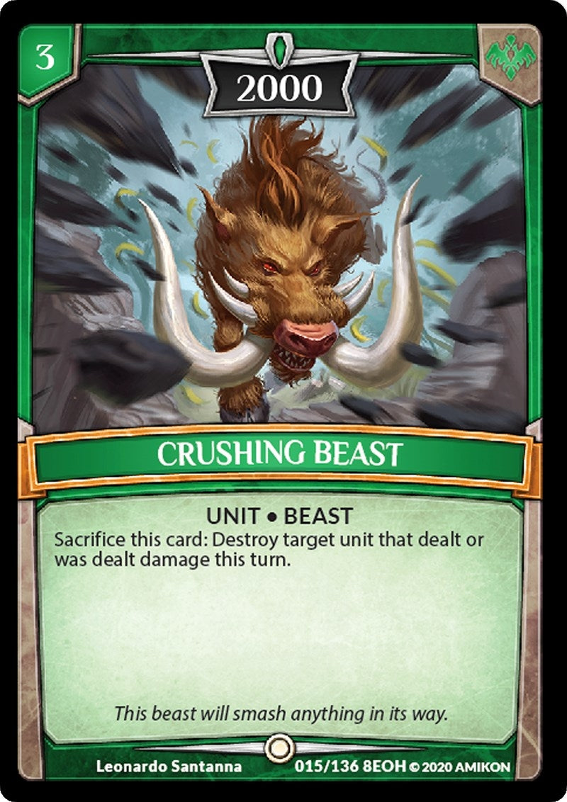 Crushing Beast (15) [EOH] - Argent Saga TCG Single