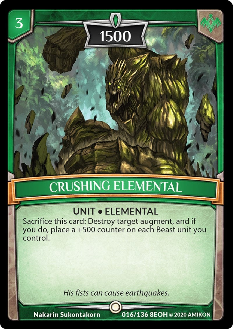 Crushing Elemental (16) [EOH] - Argent Saga TCG Single