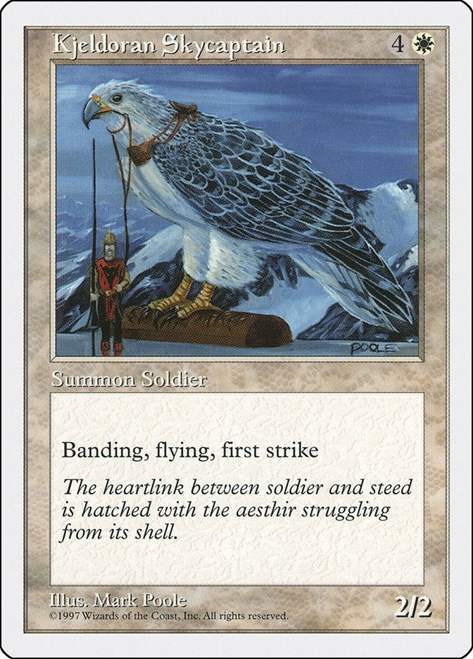 Kjeldoran Skycaptain [5ED] - MTG Single