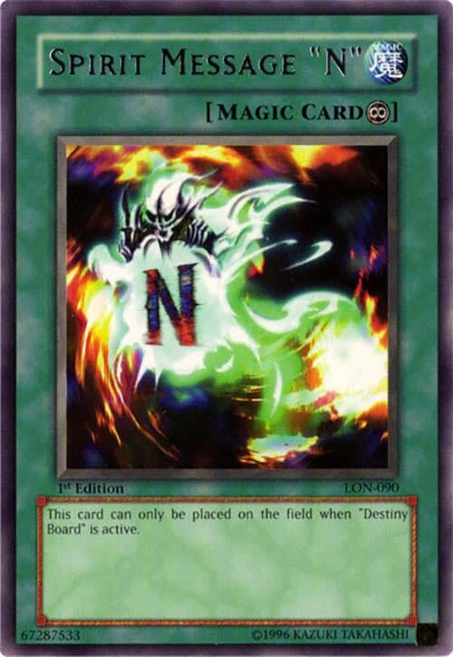 Spirit Message ’N’ (90) - YuGiOh Single