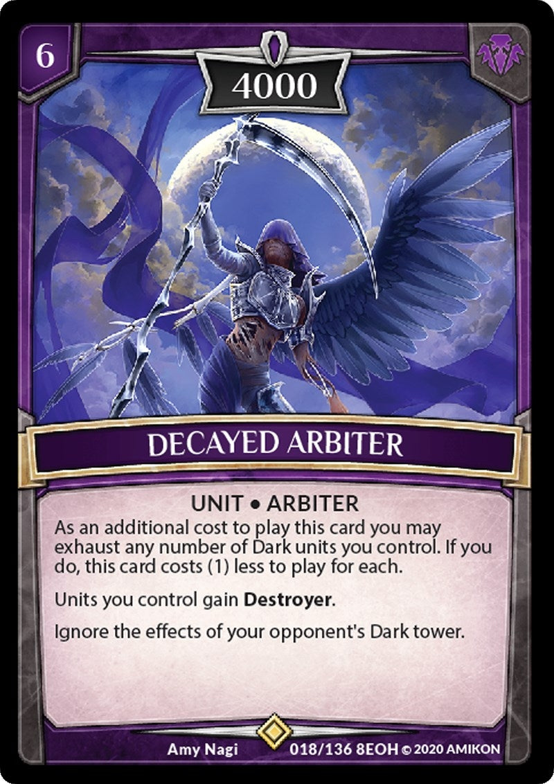 Decayed Arbiter (18) [EOH] - Argent Saga TCG Single