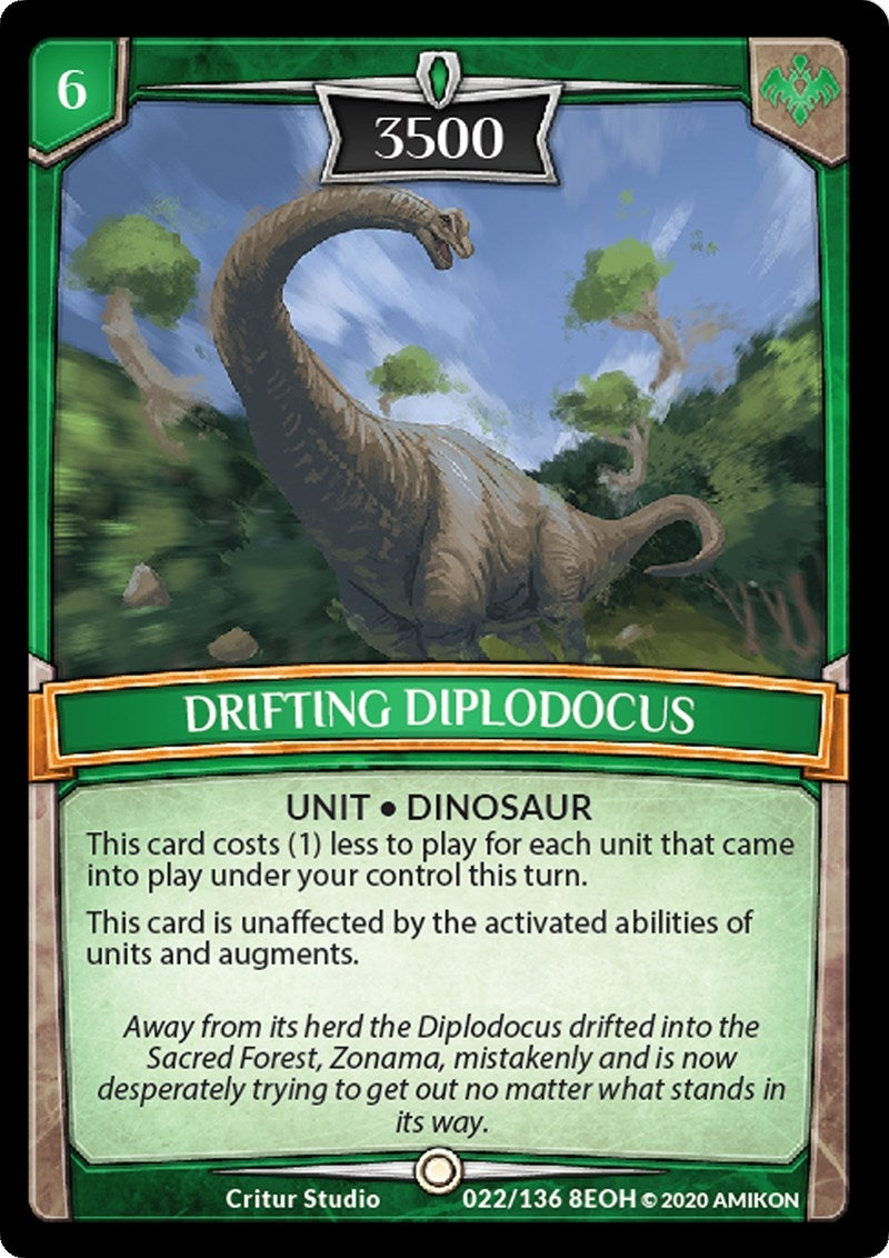 Drifting Diplodocus (22) [EOH] - Argent Saga TCG Single
