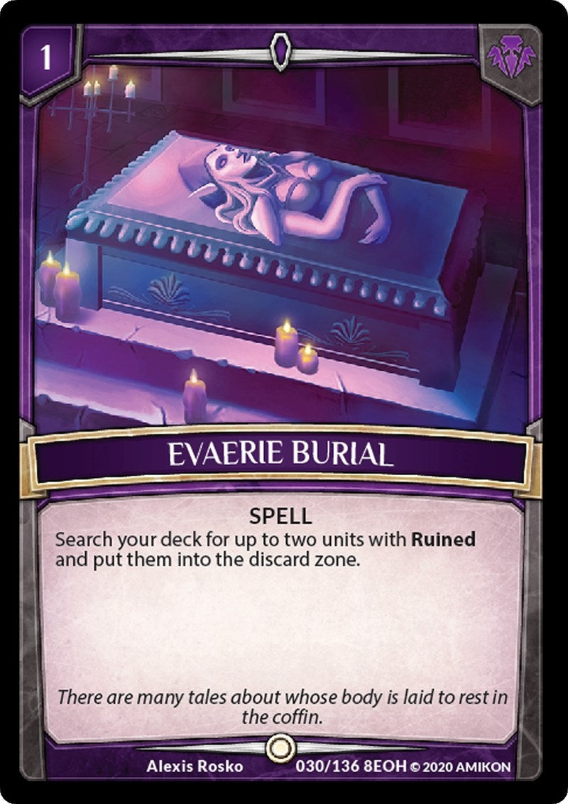 Evaerie Burial (30) [EOH] - Argent Saga TCG Single
