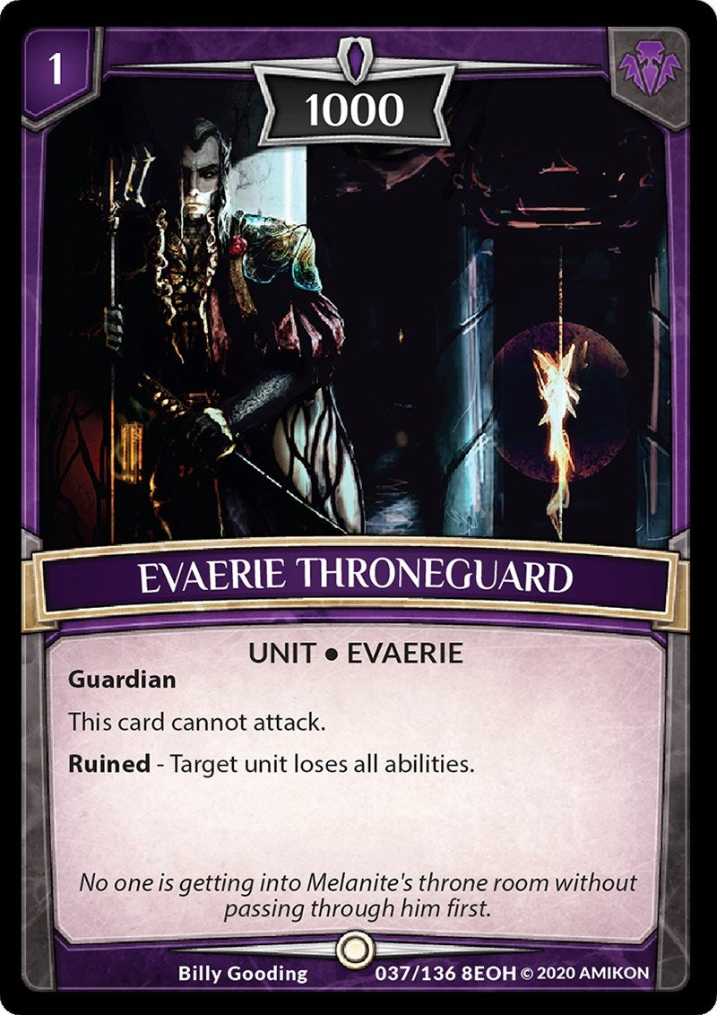 Evaerie Throneguard (37) [EOH] - Argent Saga TCG Single
