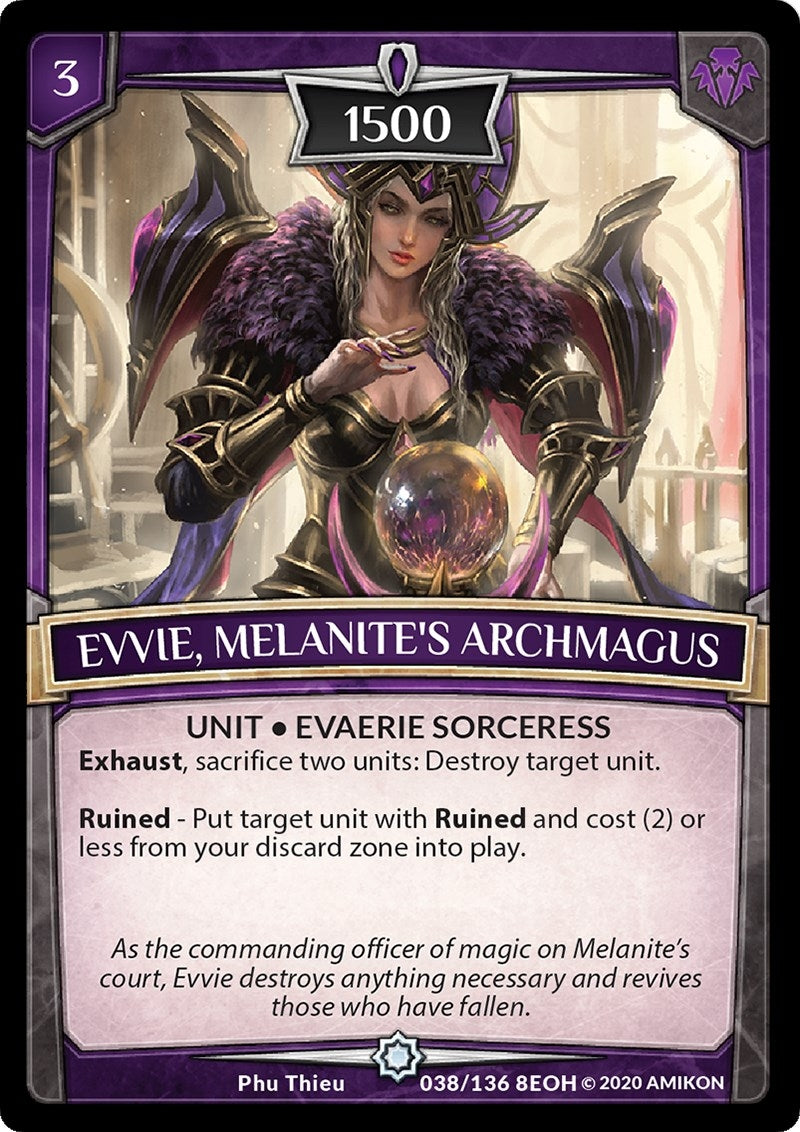 Evvie Melanite’s Archmagus (38) [EOH] - Argent Saga TCG Single