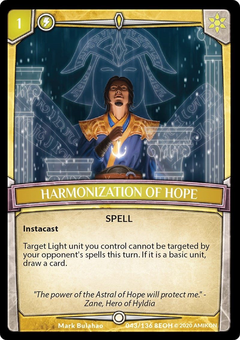 Harmonization of Hope (43) [EOH] - Argent Saga TCG Single
