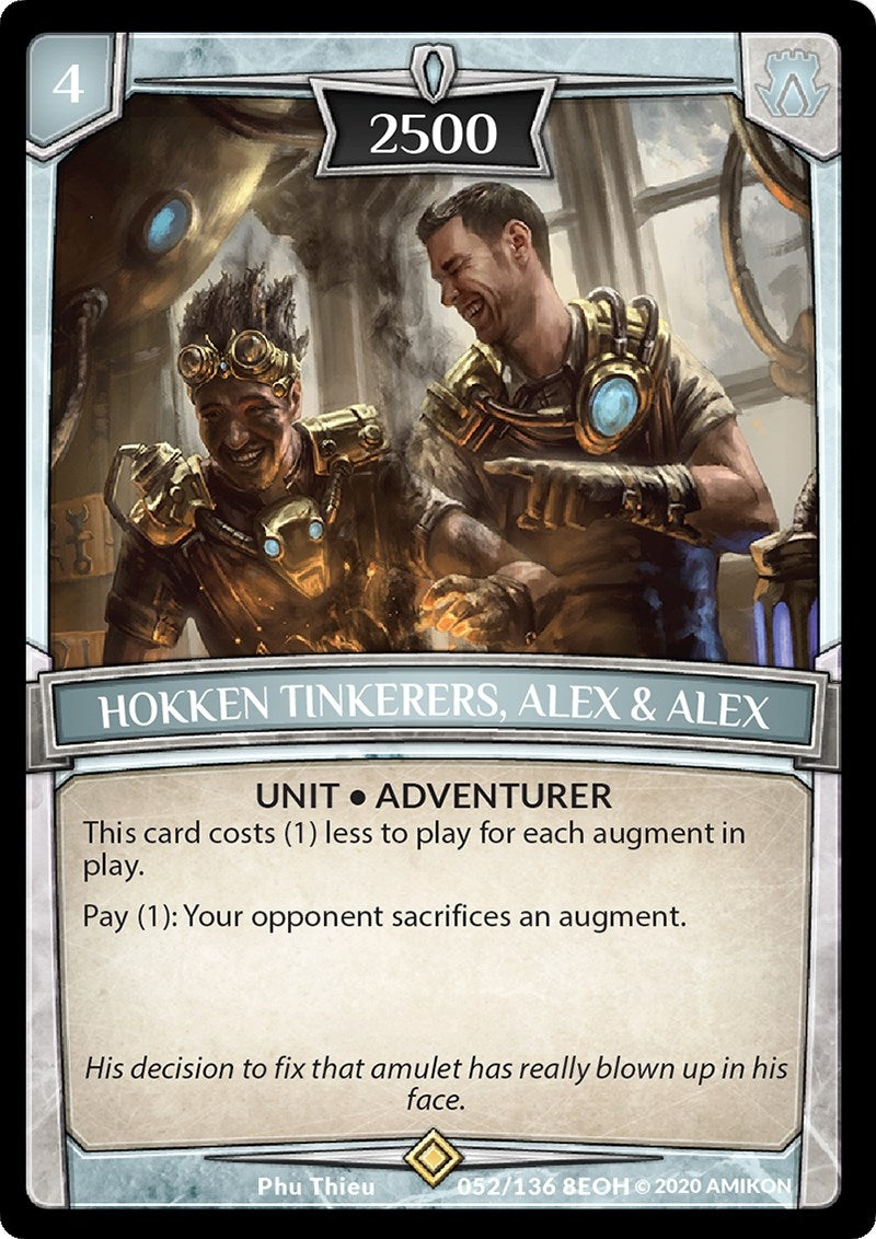 Hokken Tinkerers Alex & Alex (52) [EOH] - Argent Saga TCG Single