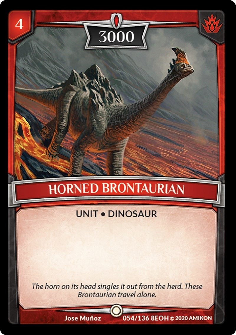 Horned Brontaurian (54) [EOH] - Argent Saga TCG Single
