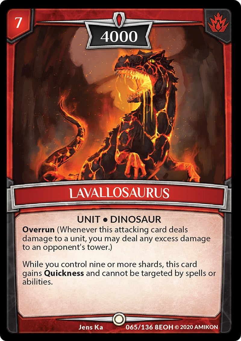 Lavallosaurus (65) [EOH] - Argent Saga TCG Single