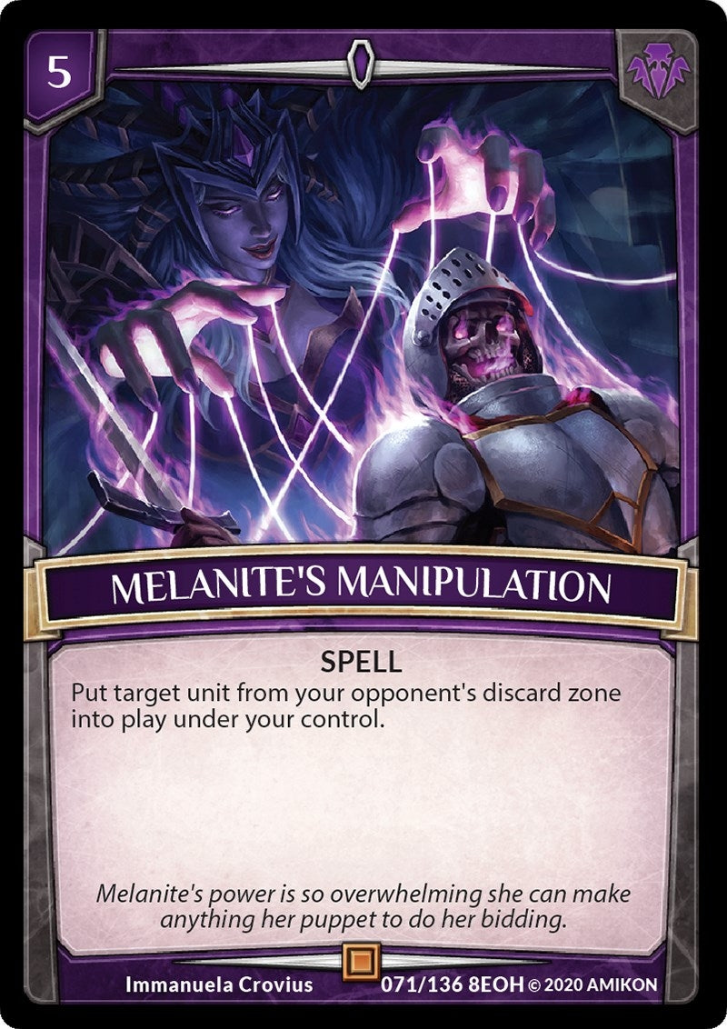 Melanite’s Manipulation (71) [EOH] - Argent Saga TCG Single