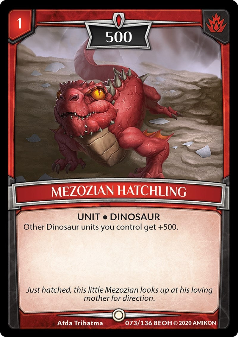 Mezozian Hatchling (73) [EOH] - Argent Saga TCG Single