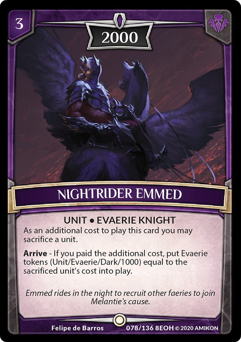 Nightrider Emmed (78) [EOH] - Argent Saga TCG Single
