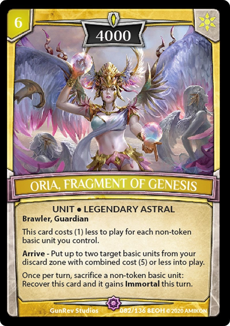Oria Fragment of Genesis (82) [EOH] - Argent Saga TCG Single