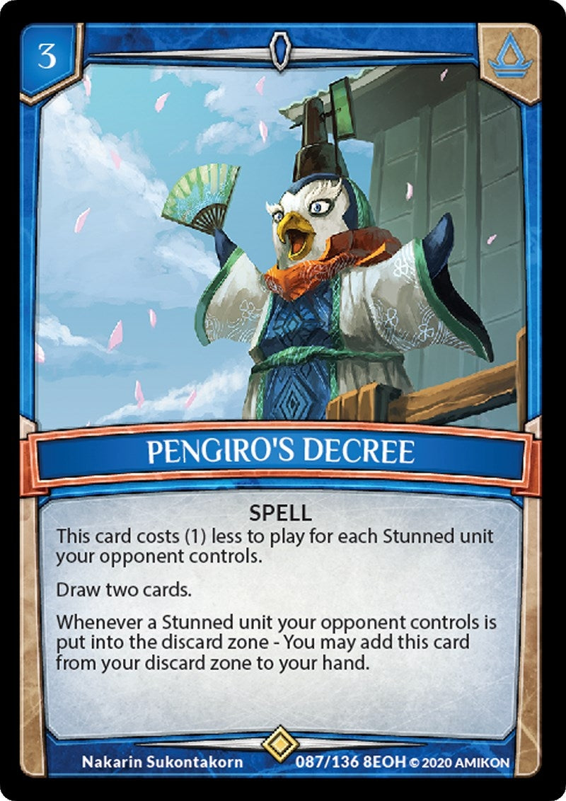 Pengiro’s Decree (87) [EOH] - Argent Saga TCG Single
