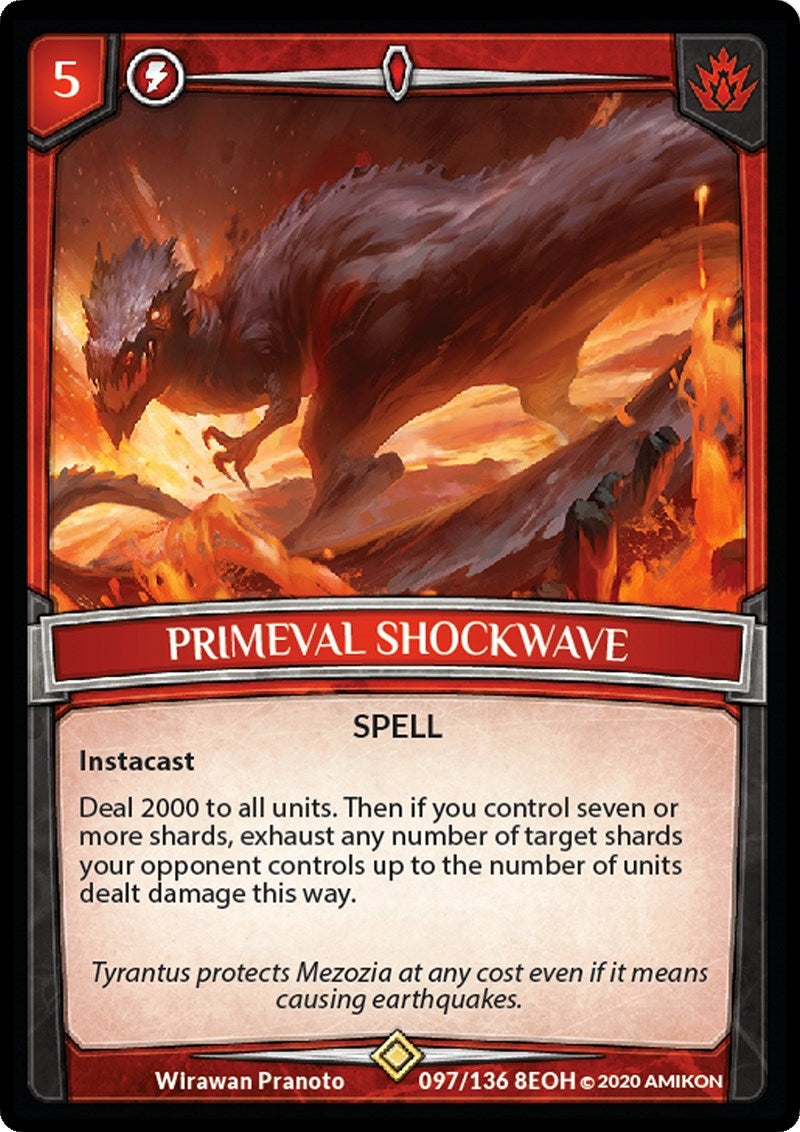 Primeval Shockwave (97) [EOH] - Argent Saga TCG Single
