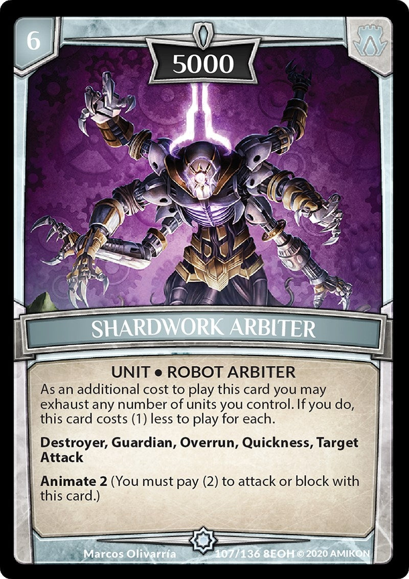 Shardwork Arbiter (107) [EOH] - Argent Saga TCG Single
