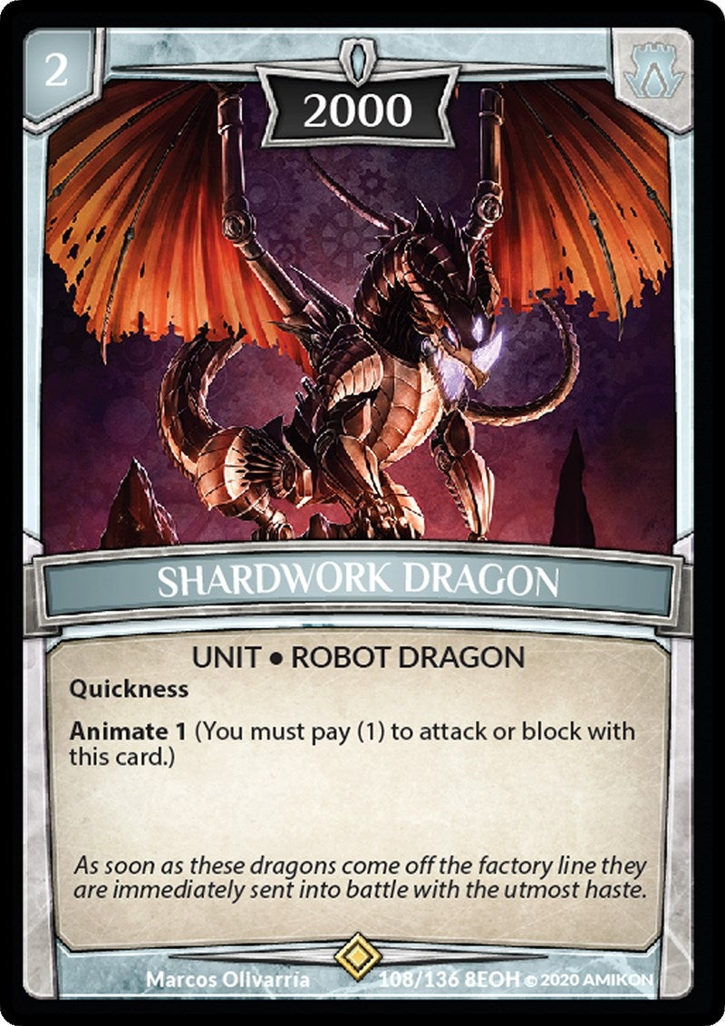 Shardwork Dragon (108) [EOH] - Argent Saga TCG Single