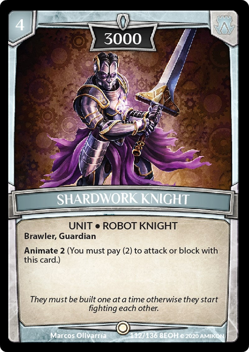 Shardwork Knight (112) [EOH] - Argent Saga TCG Single