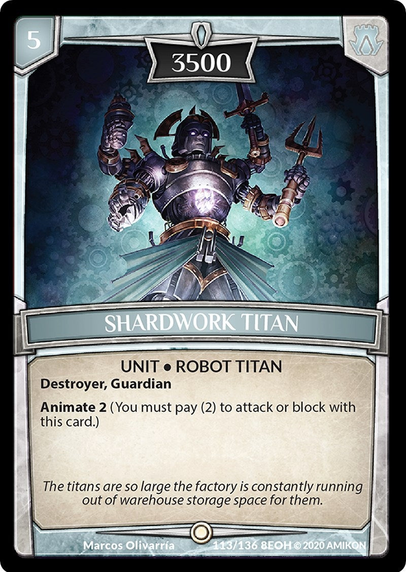 Shardwork Titan (113) [EOH] - Argent Saga TCG Single