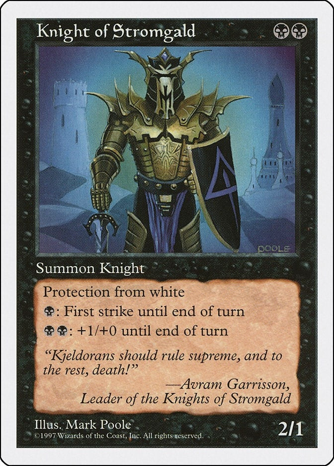 Knight of Stromgald [5ED] - MTG Single