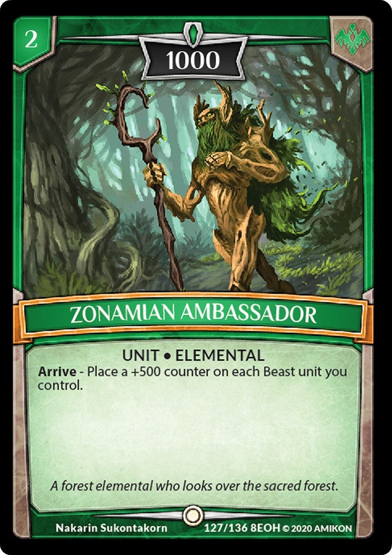 Zonamian Ambassador (127) [EOH] - Argent Saga TCG Single
