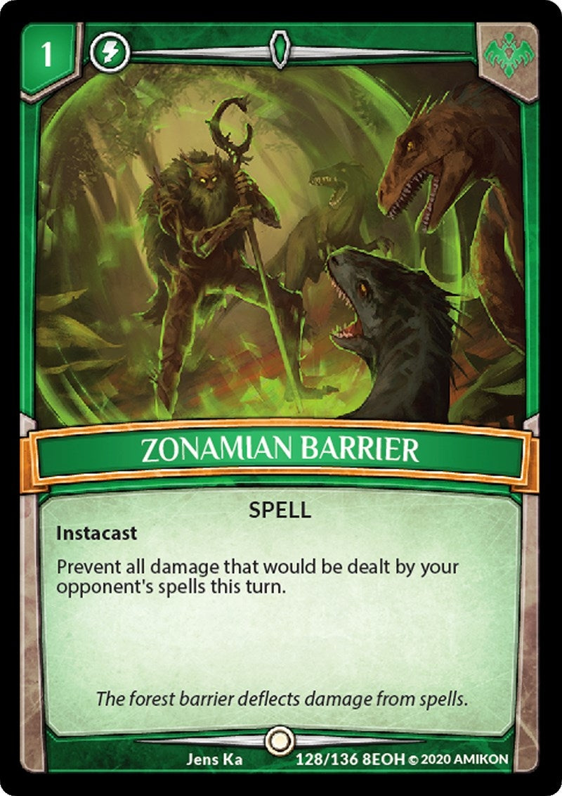 Zonamian Barrier (128) [EOH] - Argent Saga TCG Single