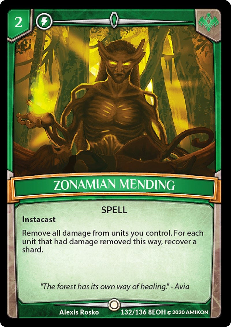 Zonamian Mending (132) [EOH] - Argent Saga TCG Single