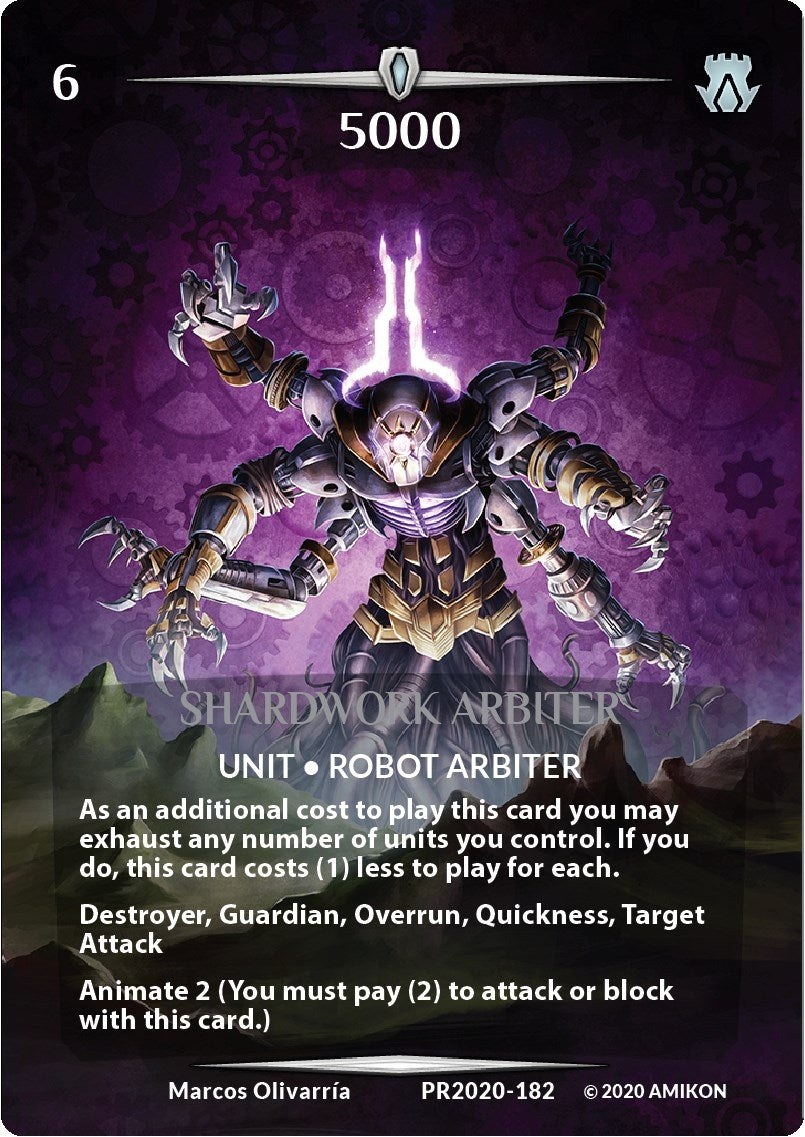 Shardwork Arbiter (Serial Numbered) (2020182) [PR] - Argent Saga TCG Single