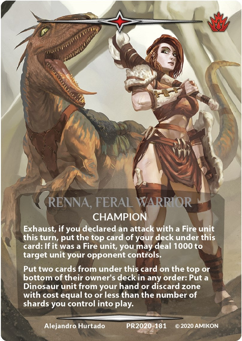 Renna Feral Warrior (Serial Numbered) (2020181) [PR] - Argent Saga TCG Single