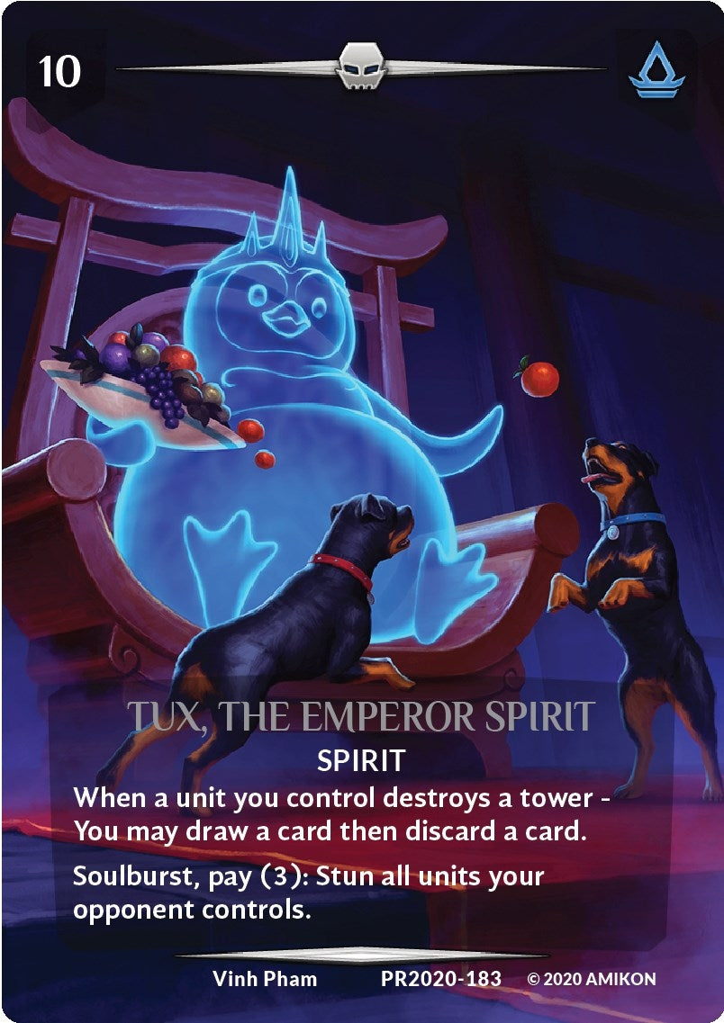 Tux the Emperor Spirit (Brad’s Penguin Spirit) (Serial Number) (2020183) [PR] - Argent Saga TCG Single