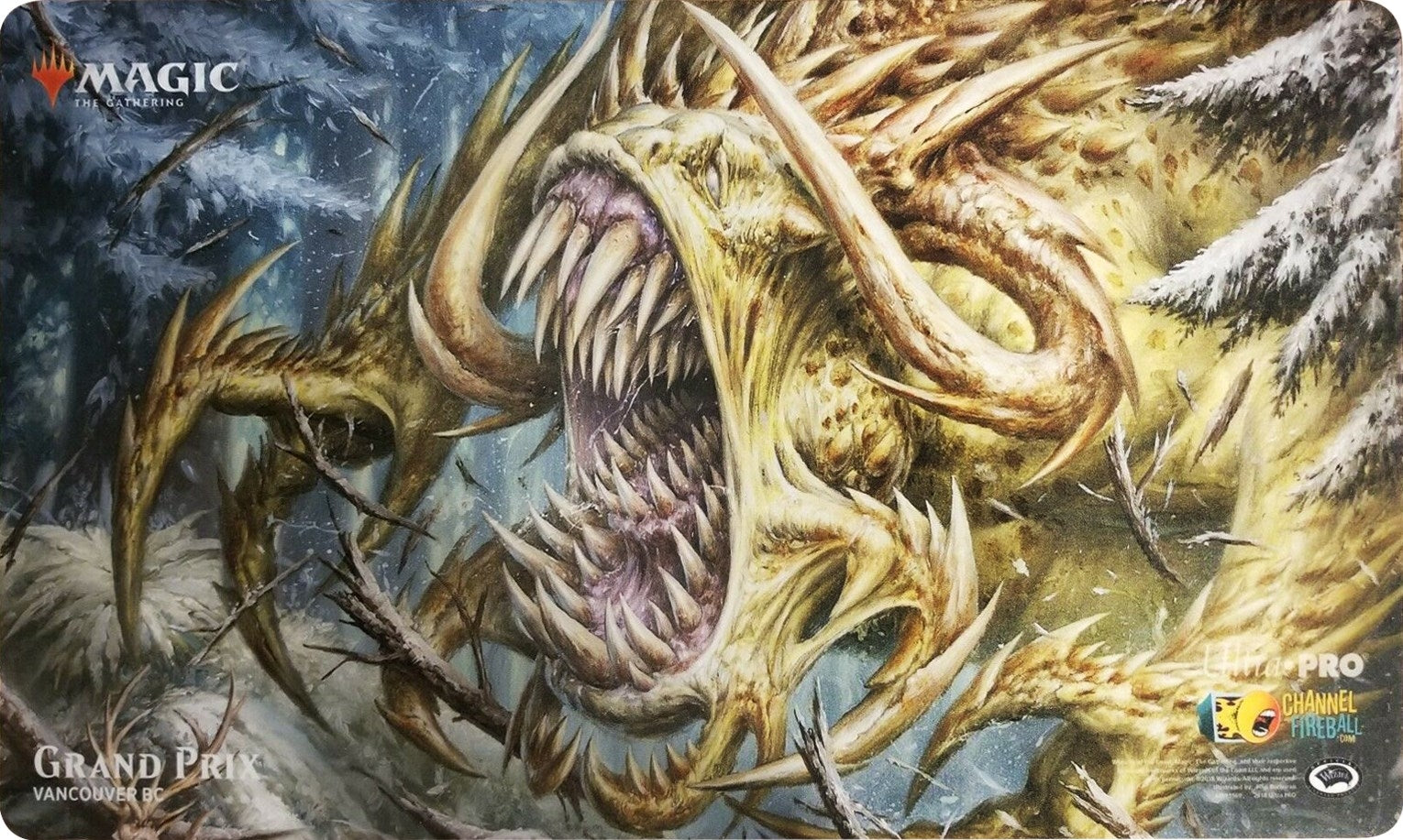 Magic Grand Prix 2018 Playmat: Vancouver - Tarmogoyf - Playmats Sealed
