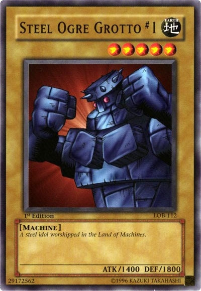 Steel Ogre Grotto #1 (112) (LOB) - YuGiOh Single