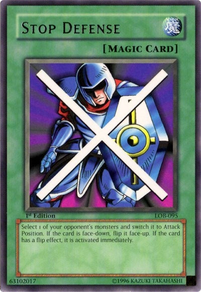 Stop Defense (95) (LOB) - YuGiOh Single
