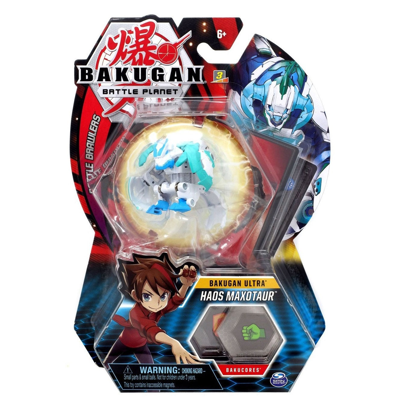 Bakugan Ultra 3-inch Tall Collectible Transforming Creature - Haos Maxotaur [BB] - Bakugan TCG Sealed
