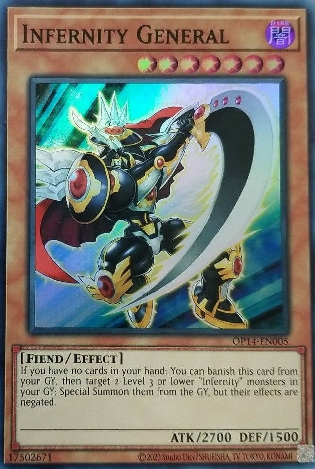 Infernity General (14005) (OP14) - YuGiOh Single