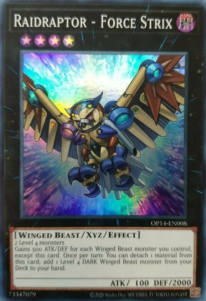 Raidraptor - Force Strix (14008) (OP14) - YuGiOh Single