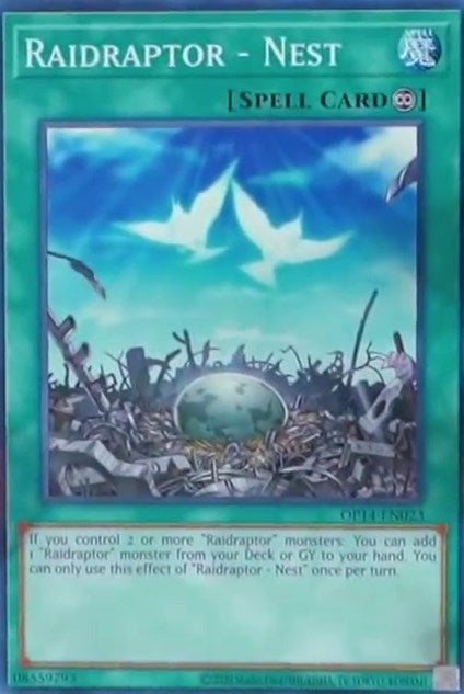 Raidraptor - Nest (14023) (OP14) - YuGiOh Single