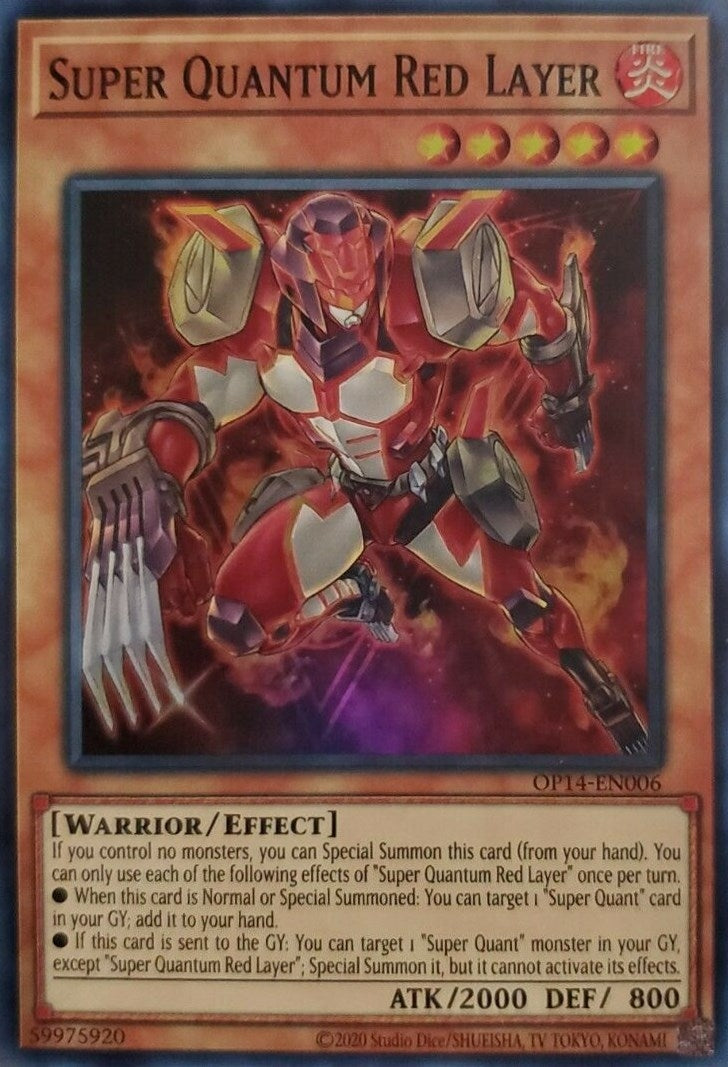 Super Quantum Red Layer (14006) (OP14) - YuGiOh Single